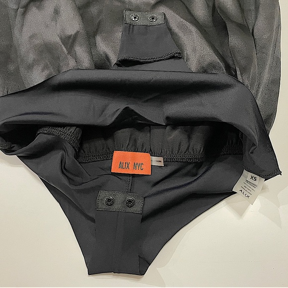 Alix NYC Suffolk Bodysuit Black NWOT - Picture 7 of 11